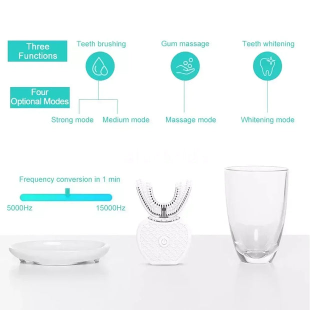 Ultrasonic U Shaped Electric Toothbrush