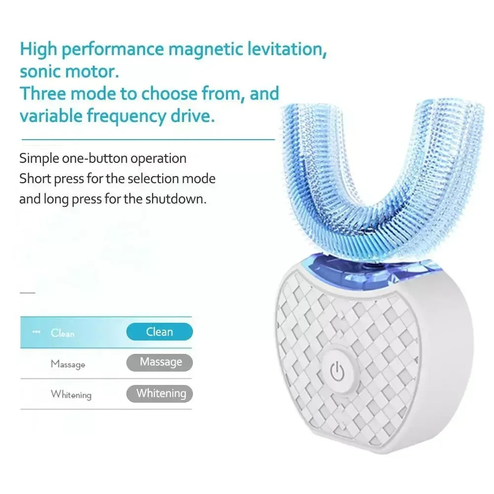 Ultrasonic U Shaped Electric Toothbrush
