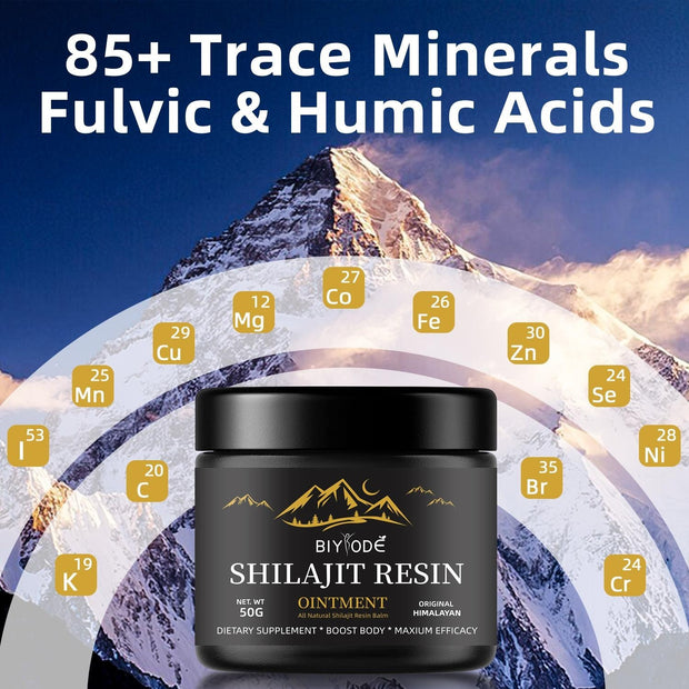 Pure Shilajit Resin Ointment
