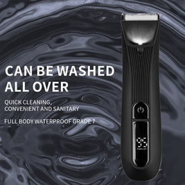 Men’s Waterproof Body Hair Trimmer