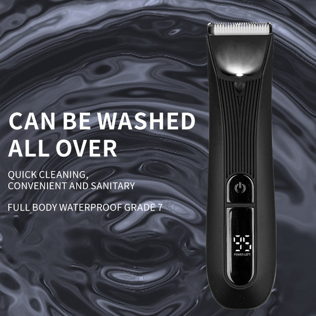 Men’s Waterproof Body Hair Trimmer