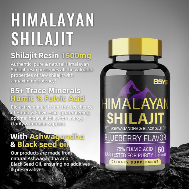Shilajit & Black Seed Oil Gummies