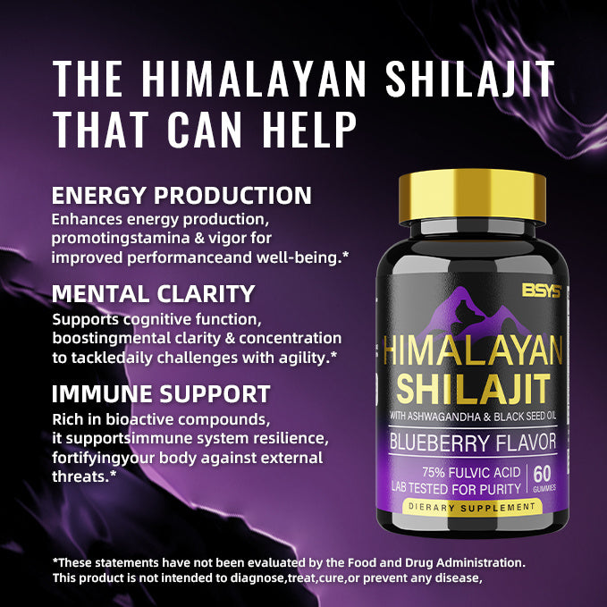Shilajit & Black Seed Oil Gummies