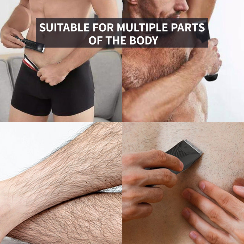 Men’s Waterproof Body Hair Trimmer
