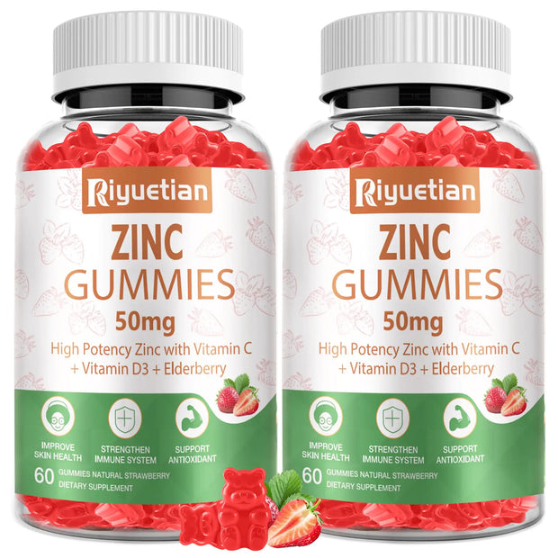 Zinc Gummies - 50mg 2 Pack