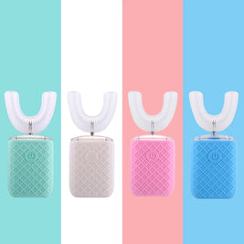 Ultrasonic U Shaped Electric Toothbrush with Sanitizer