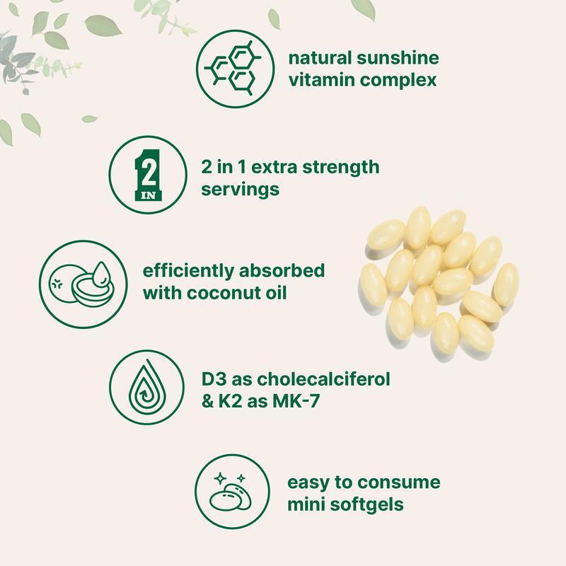 Vitamin D3 & K2 Capsules