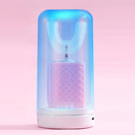Ultrasonic U Shaped Electric Toothbrush with Sanitizer